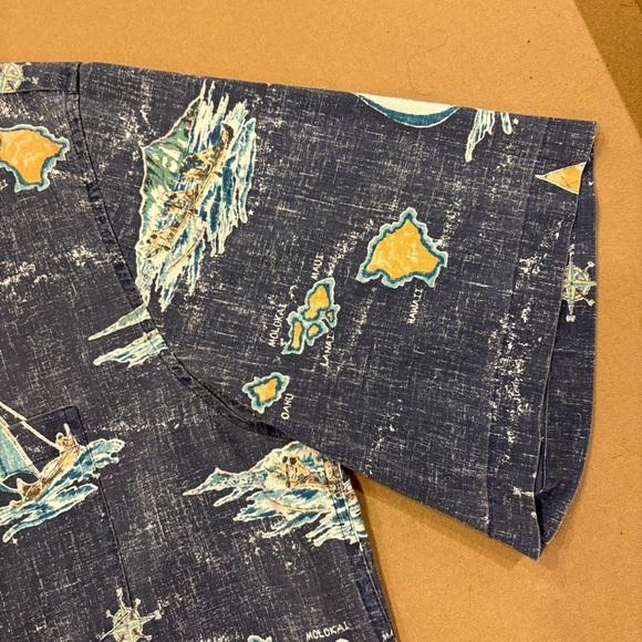 Reyn Spooner Men’s Classic Fit Huki Short Sleeve Button Down Size 2XL - Picture 11 of 11